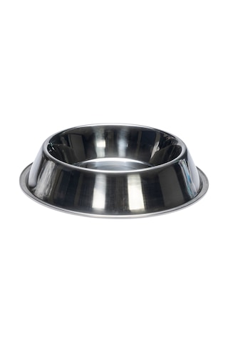Beeztees Köpek Mama Su Kabı, Paslanmaz Çelik, Kaymaz, 22cm, 1,6l