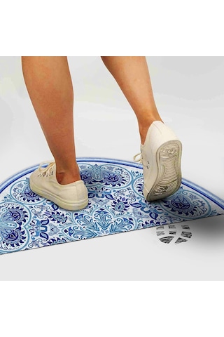 Dekoratif Kapı Önü Paspas, Dış Mekan/ev İçi/banyo/mutfak/yatak Odası/giriş Paspasları Yrmp 003, 30x60 Çok Renkli