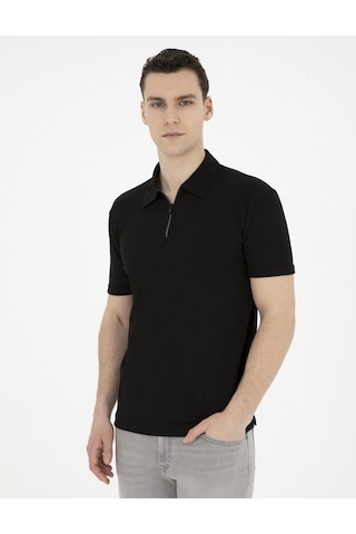 Pierre Cardin Erkek Siyah Tişört 50288915-vr046 Siyah