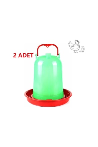 Tavuk Ve Civciv Suluğu 3 Lt Plastik-korumalı -2 Adet