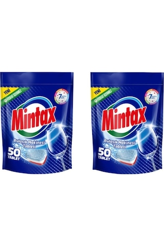 Mintax Bulaşık Makinesi Deterjanı 2 x 50 Tablet