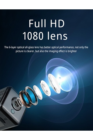 Jeemson Ev İçin Mini Akıllı Wifi Güvenlik Kamerası - 2k Ultra Hd, Otomatik Gündüz/gece Görüşü, Uzaktan İzleme