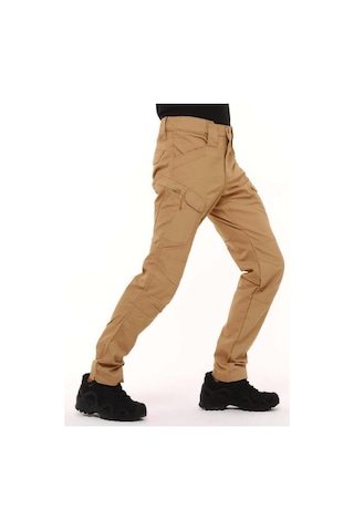 Single Sword Ön Cep Detaylı Taktik Outdoor Pantolon Kum