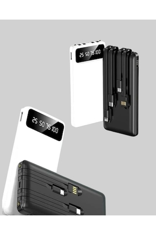 Hızlı Şarj Destekli 20.000mah Powerbank Usb Type-c Lightning Lcd