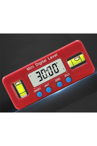 Ccgloball Fityle Dijital Seviye Inklinometre Elektronik Iletki Açı Seviyesi