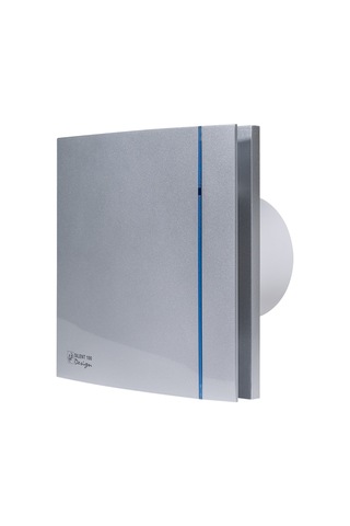 Silent-100 Crz Silver Design Zaman Ayarlı Sessiz Banyo-Wc Fanı