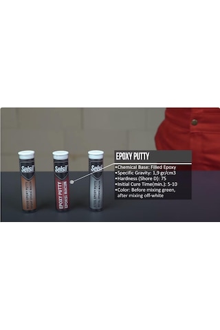 Selsil Epoksi Plastik Tamir Macunu 57 Gr.
