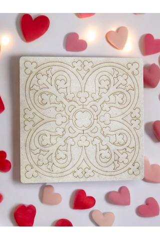 Mandala Ahşap 2'li Hobi Boyama Setleri