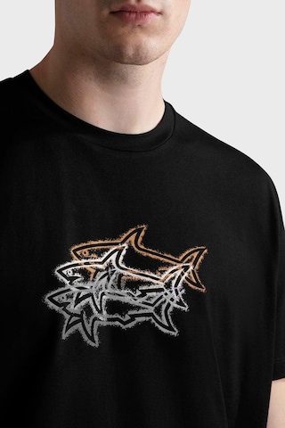 Paul & Shark Erkek T Shirt 24411041 011 Siyah SIYAH Siyah