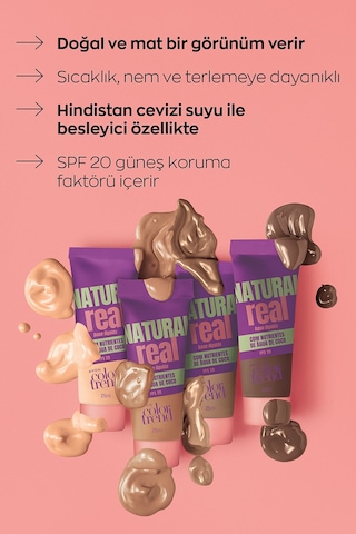 Avon Real Natural Finish Likit Fondöten 30 Ml. Natural Beige
