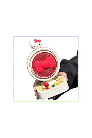 Hellokitty Masaüstü Şarj Fani-beyaz