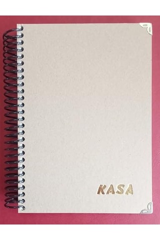 17 X 24 Kasa Defteri 160 Yaprak 320 Sayfa Spiralli
