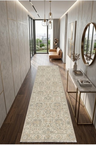 Dekoratif Halı Kaymaz Taban Leke Tutmaz Yıkanabilir Kilim Özel Ölçü Salon Halısı 3038