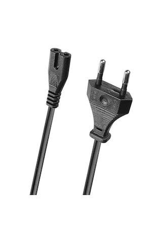 Tr Px-teyp15 1.5 Metre C7 Euro Teyip Power Kablosu, 2 Pin Sekiz Tip Güç Kablosu, Ps5 Ps4 Ps3 Xbox Series Tv Radyo Teyp