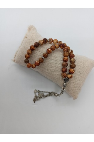 Balık Hediyelik Tibet Akik Taşı Doğaltaş Tespih- Mdl-1037