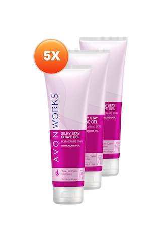Avon Works Vücut ve Bacaklar için Tıraş Jeli 3 x 150 ML