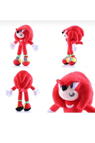 Pelüş Sonik 43 Cm Büyük Boy Sonic Figür Knuckles Shadow Kirpi Pel