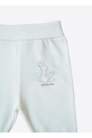 Kitikate Organik New Basic Patiksiz Pantolon Ekru Ekru