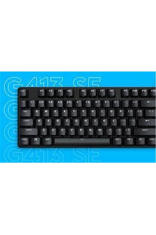 Logitech 920-010556 G413 Se Aydınlatmalı Tam Boyutlu Türkçe Q Tactile Switch Mekanik Oyuncu Klavye