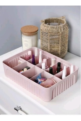 Bölmeli Düzenleyici No3 / Divided Organizer No3 Pembe