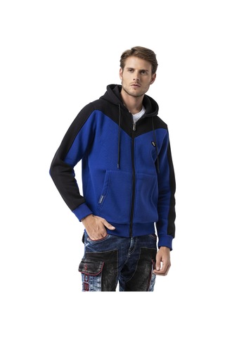 Cl580 Fearless Impact Men Sweatshirt Saxeblue