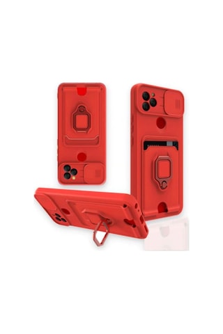 General Mobile Gm 22 Sürgülü Ipli Kartlik Yüzüklü Silikon Kilif 550006657