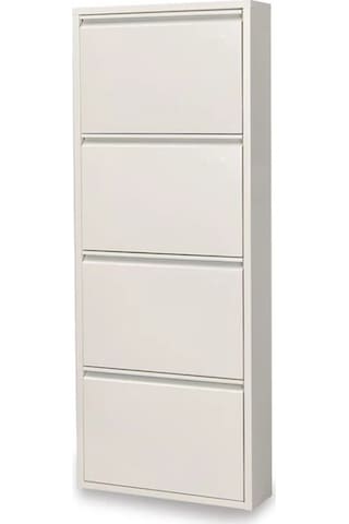 Kaser Metal 4'lü Krem Ayakkabılık
