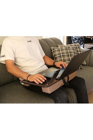 Axolotl Telefon Ve Tablet Bölmeli Minderli Laptop Sehpası Notebook Bilgisayar Çalışma Masası, Antik Meşe Sku: Smg8690010120571 Diğer