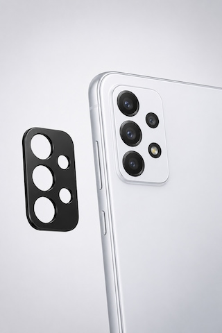 Samsung A73 Uyumlu Arka Kamera Koruyucu+ Full Ekran Koruyucu Seti Si Yah