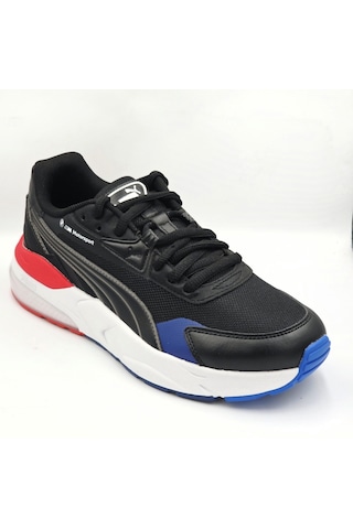 Puma Bmw Mms Vıs2k Siyah Mavi Kırmızı Erkek Koşu Spor Ayakkabı