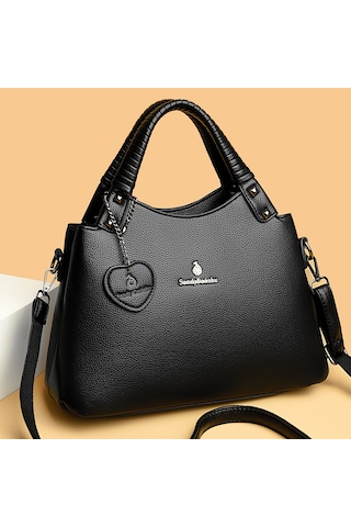 Kadın Çantası Yeni Stil El Çantası Kadın Şık Anne Gezisi Elde Taşınan Omuz Çapraz Askılı Kadın Açık Haki Ana Resim Rengi Diğer