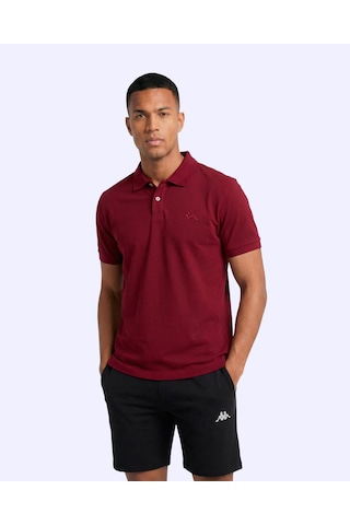 Kappa Fausto Erkek Bordo Regular Polo Yaka Tişört