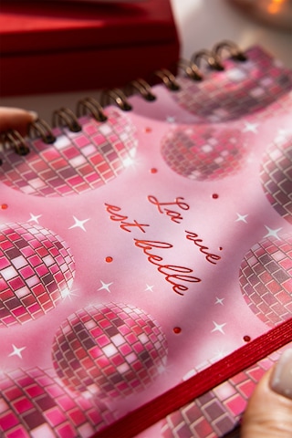 2026 A5 Spiralli Renkli Haftalık Ajanda 12 Aylık Motivasyon Sayfalı Disco Disco