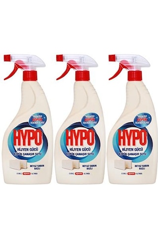 Hypo Beyaz Sabun Kokulu Köpük Çamaşır Suyu 3 x 750 ML