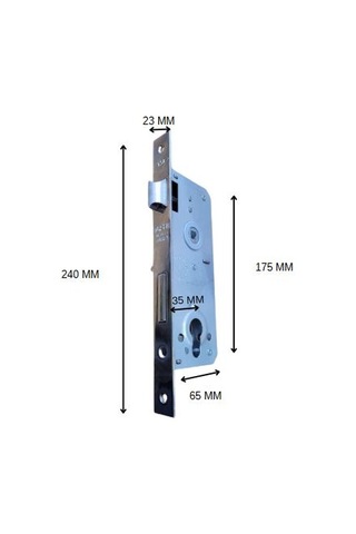 Tursan Enka494 Silindirli Gömme Kilit 35 Mm