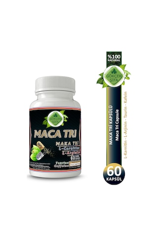 Gökçek Şifa Maka Tri 1000 MG (Maca Tri Capsule) 60 Kapsül