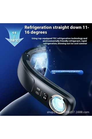 Chaos Bask Yarı Iletken Soğutma Boyun Fanı Açık Taşınabilir Bıçaksız Küçük Fan 6211 Boyun Yok 2 Kollu 500 Adetten Az