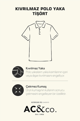 Ac&Co / Altınyıldız Classics Erkek Kıremıt-Bej Polo Yaka Cepli Regular Fit Bol Kesim Düz Tişört 4A4820200004Kte3XL Kiremit - Bej