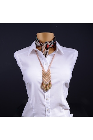 Mohawk Kolye - Gold Altın