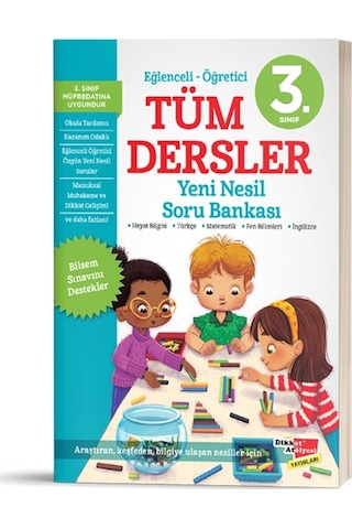 3. Sınıf Tüm Dersler Yeni Nesil Soru Bankası
