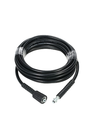Symbee 8 Metre 1200 Psı Pvc Yıkama Makinesi Hortumu - Kırılmaya Dayanıklı, Esnek, 10mm-22mm Uçlar, Flaş Montajlı Aksesuar