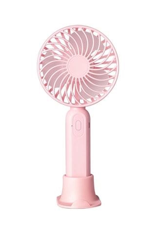 Symbee Usb Şarjlı Elden Fan, 3 Seviye Rüzgar Hızı, 800mah Pil, Taşınabilir Mini Fan, Pembe