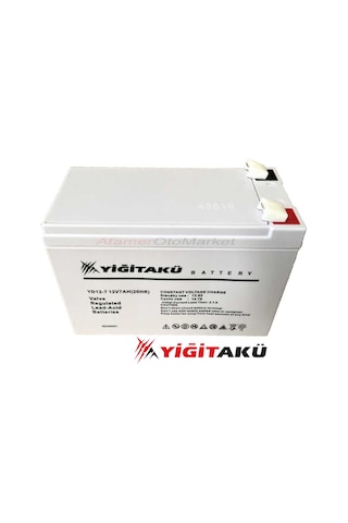 12v 7 Ah-amper Kuru Tip Agm Ups Akü Yd12-7 Yiğit Akü