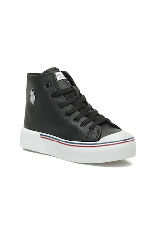 U.s. Polo Assn. Penelope Hıgh P Wt 5pr Siyah Kadın High Sneaker Siyah
