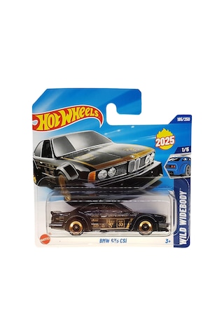 Bmw 635 Csi Hyw38 Wild Widebody 1/5 Short Card Siyah Altın Castrol Mothers Bmw Lisanslı Mattel 2025 1:64 Çok Renkli