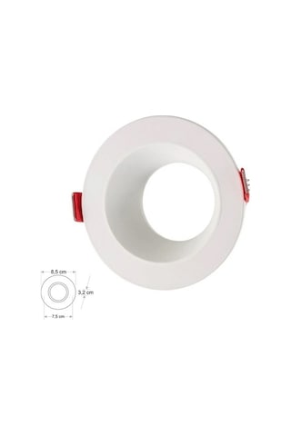 Cata Lion Yuvarlak Spot Lamba Beyaz Kasa Sıva Altı Gu10 Ct-5093 Led Işık Ampul Hariç