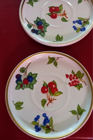 Çay Tabağı Seramik 6 Lı Bohemia Çok Renkli