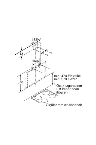 Siemens LC66KAJ20T Duvar Tipi 60 CM Davlumbaz
