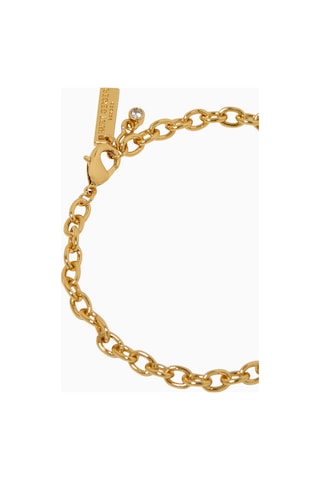 Kurt Geiger Crystal Bracelet Parlak Kristal Ve Pirinçten Zarif Bileklik Yeşil