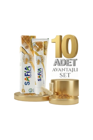 Safia Diş Macunu Misvak Ve Propolis 10x100 Ml Temel Bakım